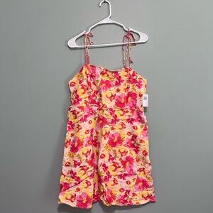 Old Navy Floral Mini Dress - Pink and Yellow